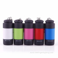 Pocket Torch Light LED USB Keychain Flashlight Lamp